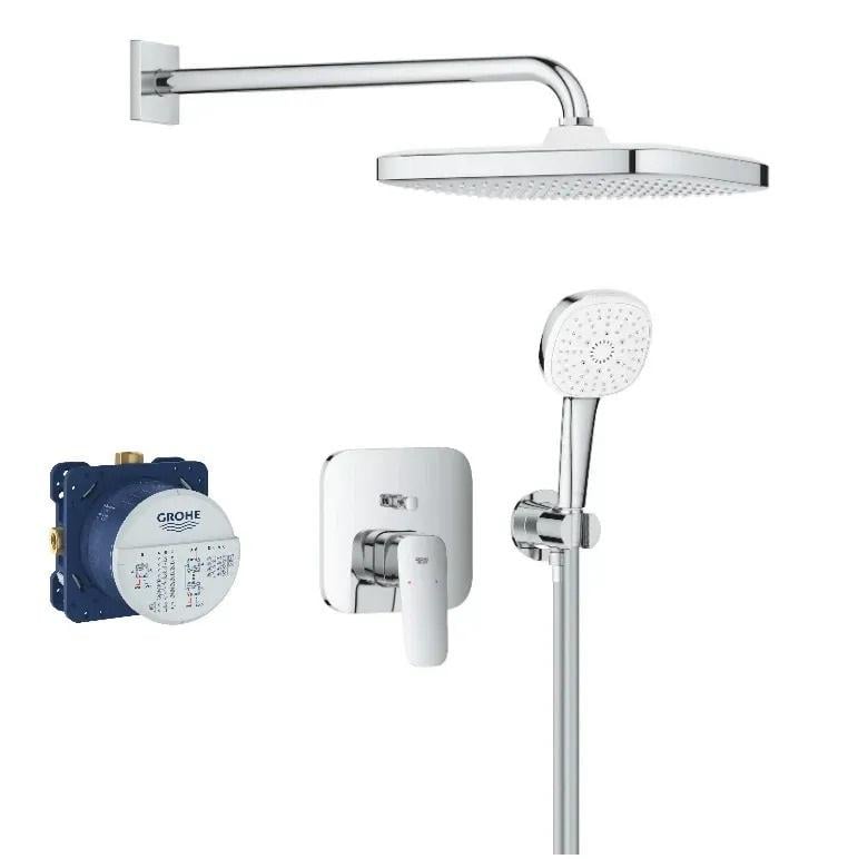 Душова система прихованого монтажу Grohe Cubeo Хром (1053360000)