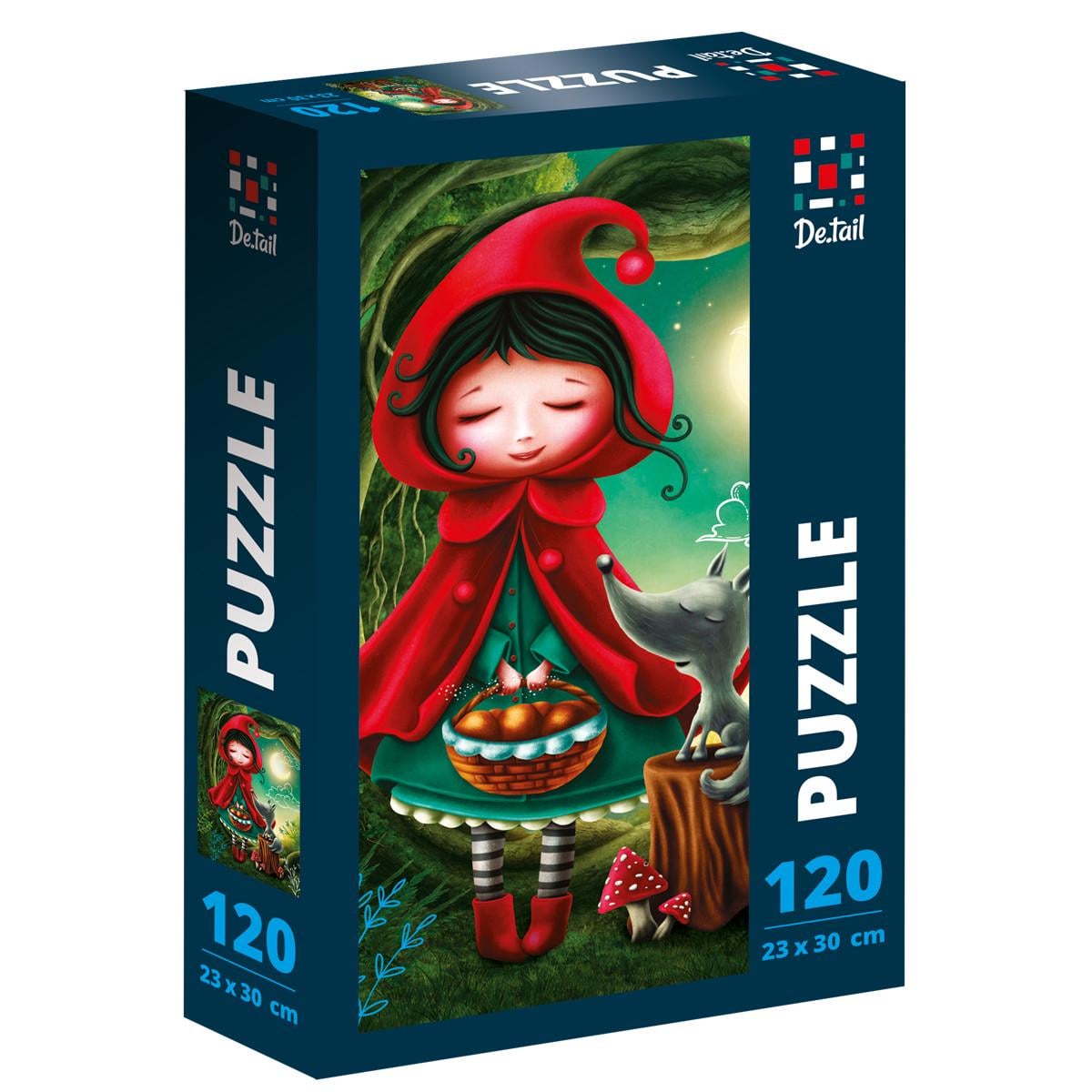 Пазли Puzzle De.tail Girl and the wolf 120 элементов (2987245564)