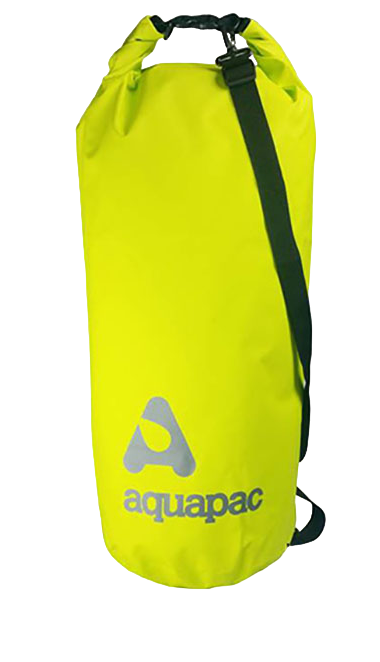 Гермомішок водонепроникний AQUAPAC 737 TrailProof Drybag з плечовим ременем 70 л Acid Green