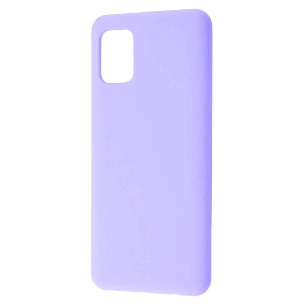 Чехол с мягкой подкладкой WAVE Full Silicone Cover Samsung Galaxy S20 Plus (G985F) светло-фиолетовый Фиолетовый