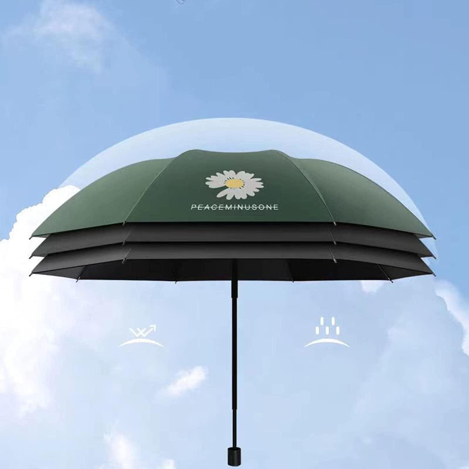 Зонтик складной автомат Peace minus one 8 спиц купол 96 см Green (30239) - фото 4