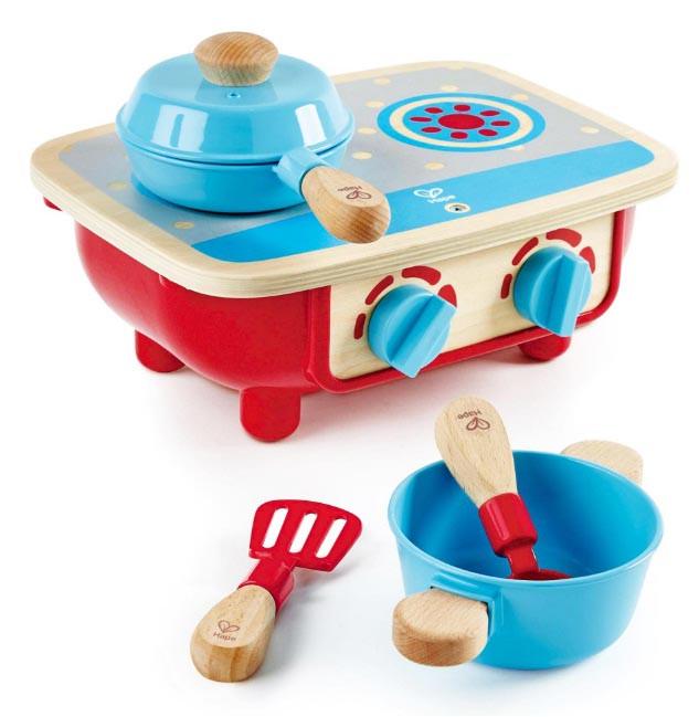 Игровой набор Hape Плита с посудой E3170