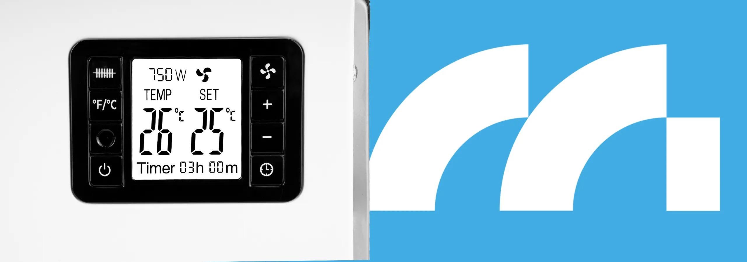 Электрический конвекторный обогреватель Maltec Turbo с таймером/термостатом и дистанционным управлением 2000 Вт (CH2000DW) - фото 8 Электрический конвекторный обогреватель Maltec Turbo с таймером/термостатом и дистанционным управлением 2000 Вт (CH2000DW) - фото 8