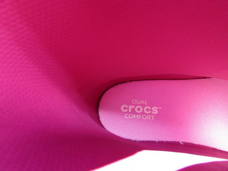 Чоботи жіночі гумові Crocs Freesail Shorty Rain Boot Berry р. 35 Яскраво-рожевий (10404) - фото 13