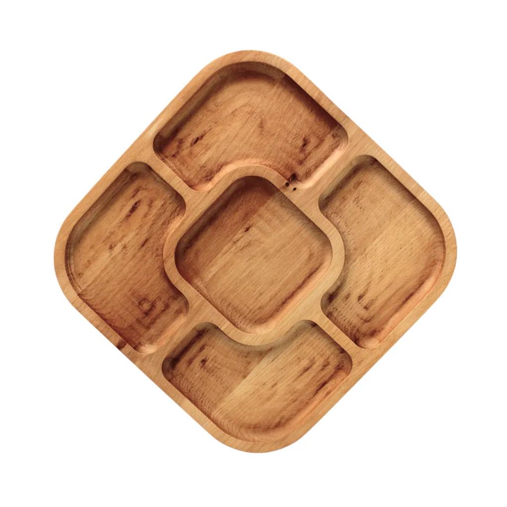 Менажница Brizoll Quadro 5 секций 28 см