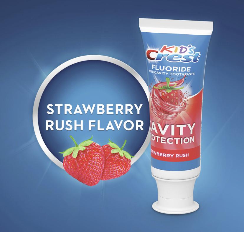 Зубная паста Crest kid's Cavity Protection Strowberry Rush 119 г (14729078) - фото 4