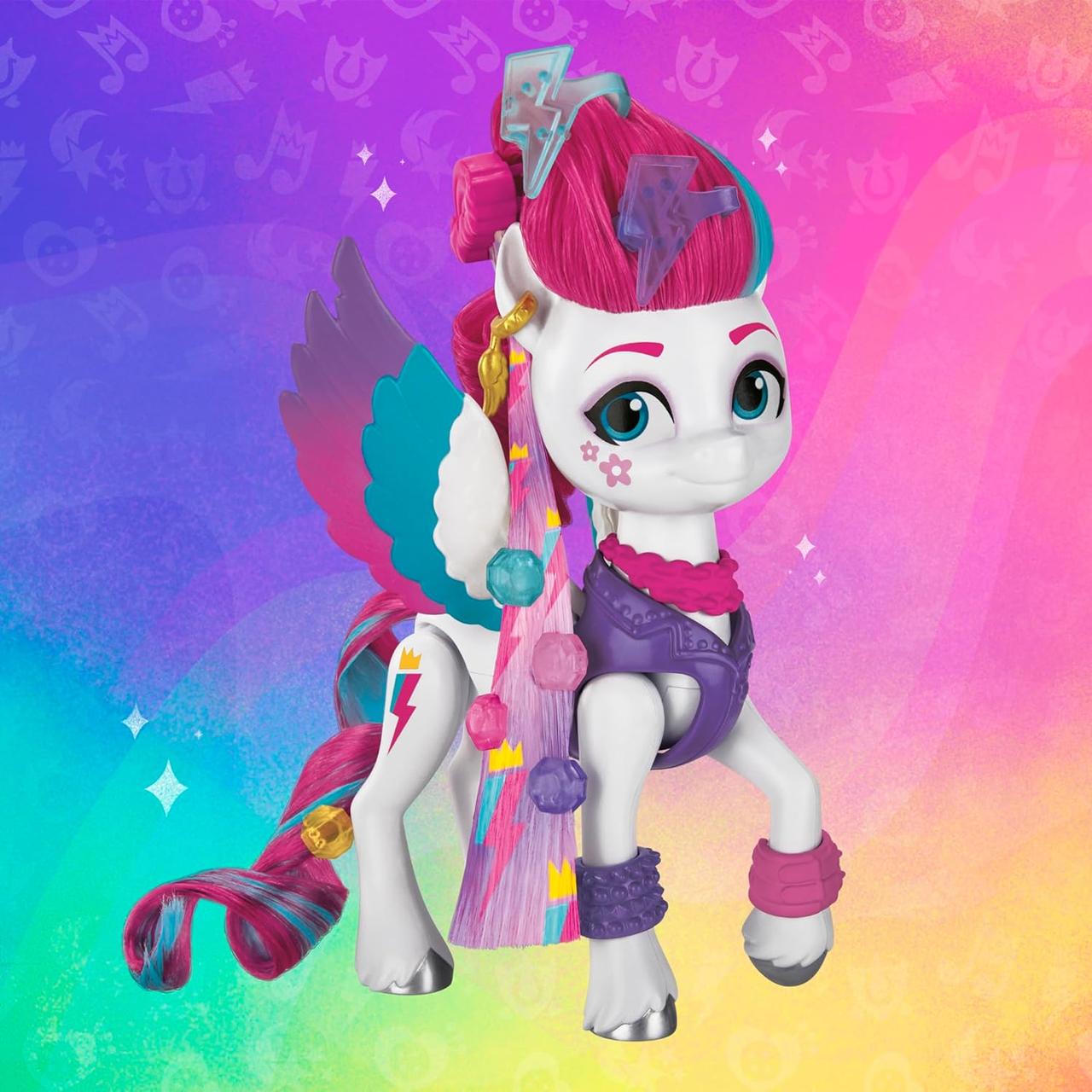 Игровой набор My Little Pony Пони Принцесса Зипп Сторм 16 аксессуаров Princess Zipp Storm Hasbro F6452 (20618569) - фото 5