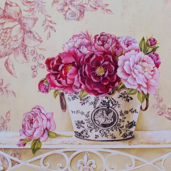 Картина по номерам Идейка Английские розы 40x40 см (skl-КНО2914)