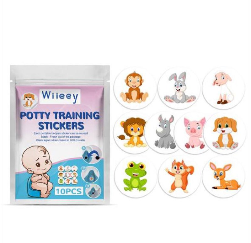Наклейки для привчання до горщика Smart Potty 10 шт. (2023342206)
