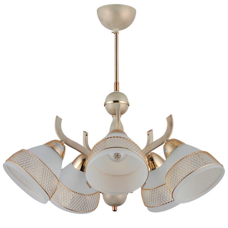 Люстра подвесная Light House SRS-16191/5 Белый/Золото (9970)
