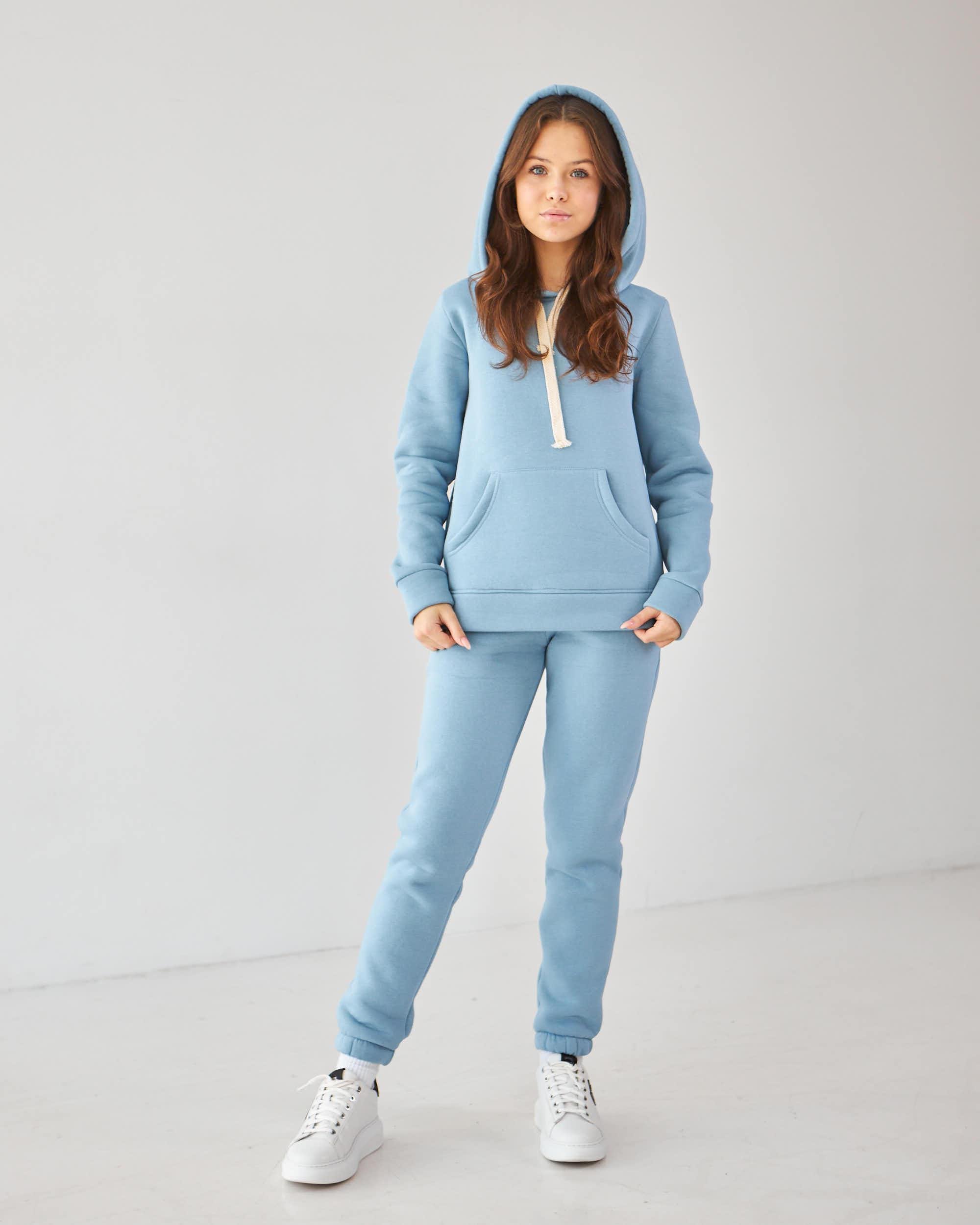 Костюм для девушек подростковый Diва 3331 утепленный 164 см М Голубой