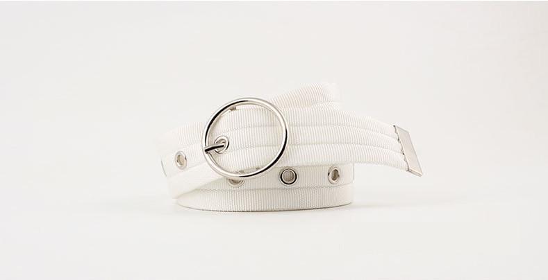 Ремень NUOYA 01423 молодіжний Білий