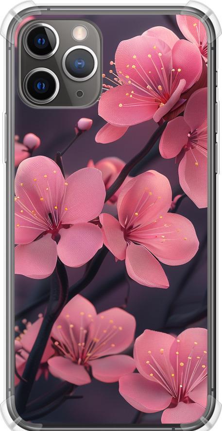 Чехол на iPhone 11 Pro Пурпурная сакура (6075sp-1788-42517) Чехол на iPhone 11 Pro Пурпурная сакура (6075sp-1788-42517)
