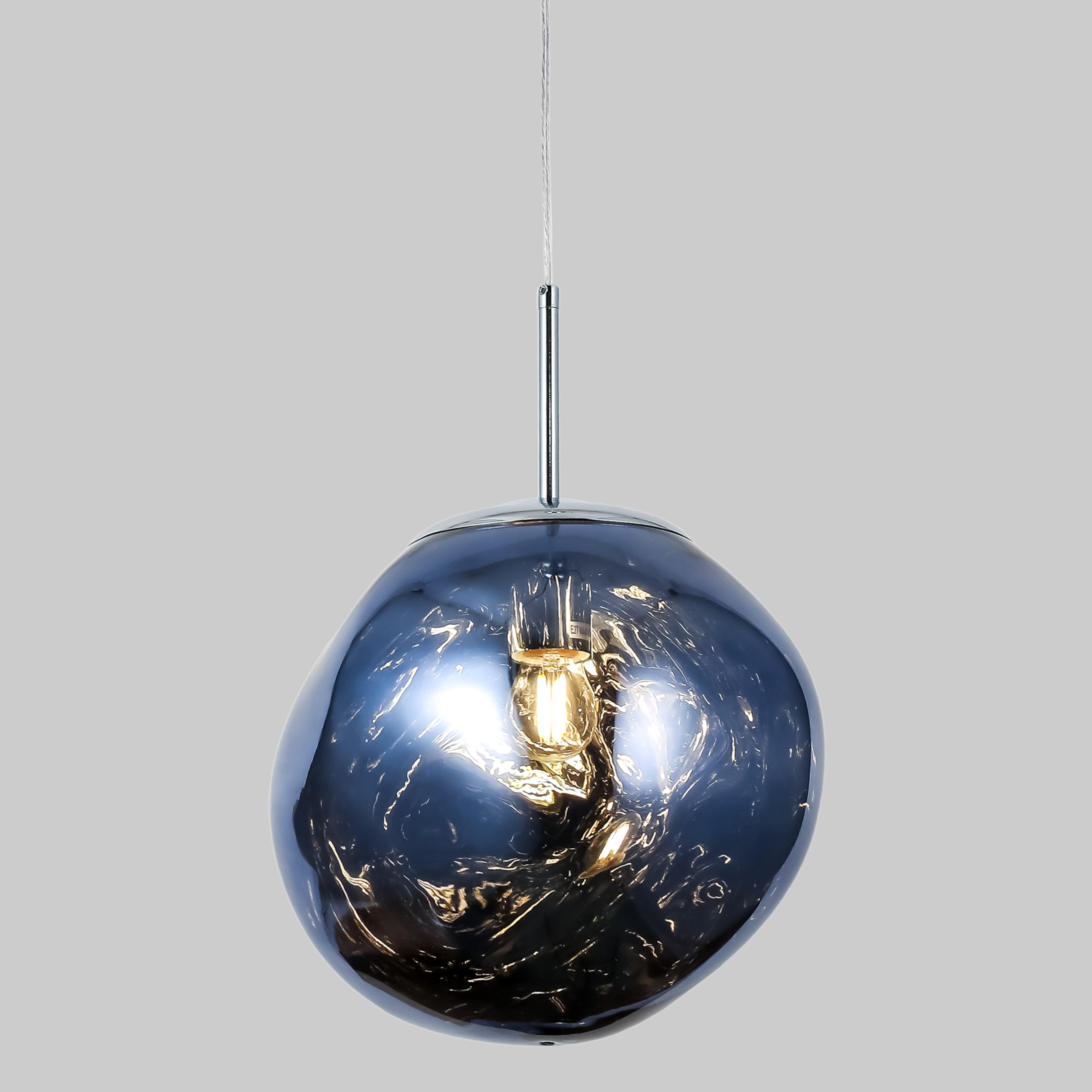 Подвесной светильник Melt с темно-синим плафоном 28 см (93-P01-1)