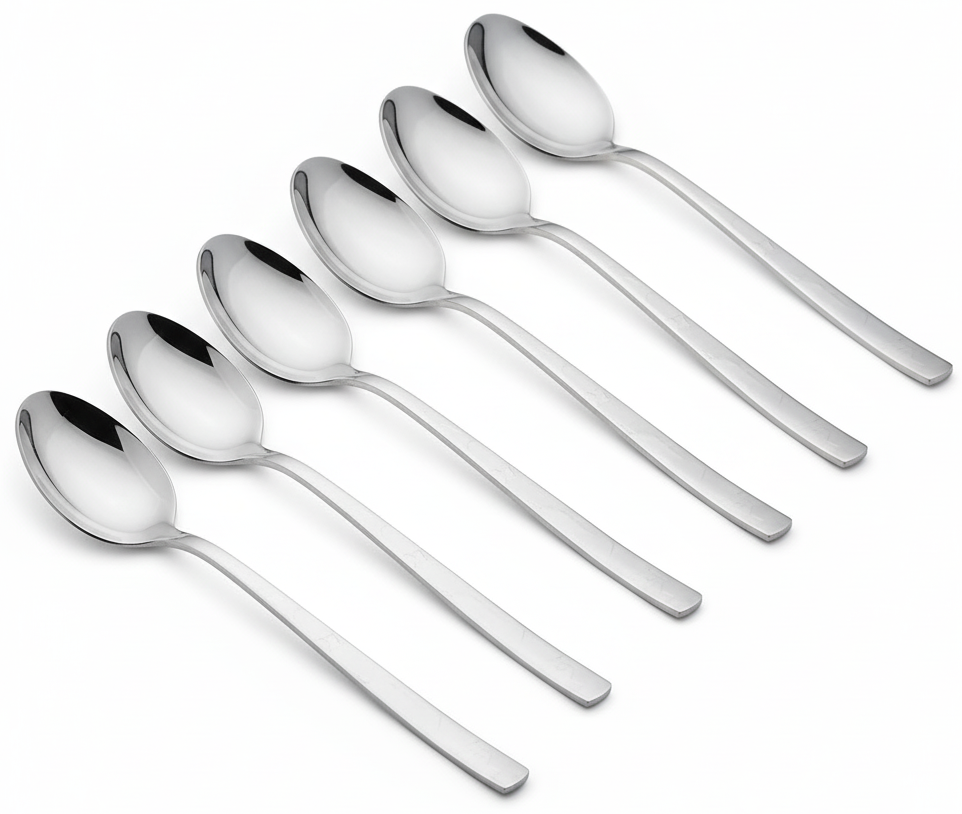 Ложки чайные Stenson Veins из нержавеющей стали 6 шт. (30391)