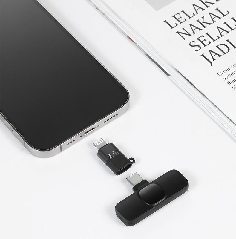 Микрофон петличный беспроводной для Android/iOS 2 шт. (000739) - фото 8