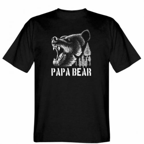 Футболка чоловіча Stedman Papa Bear 2XL Чорний (12277787-2-178559-XXL)