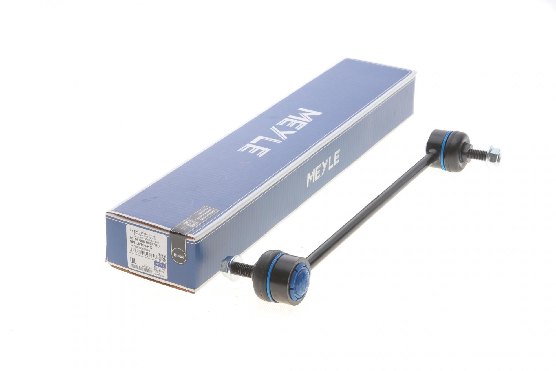 Тяга стабилизатора переднего Renault Megane 02-/Scenic 03-/Kangoo 08- усиленная - 16-16 060 0004/HD MEYLE