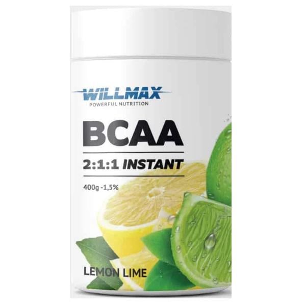 Аминокислота BCAA для спорта Willmax BCAA 2:1:1 400 г 80 порций Lemon Lime (000021888)