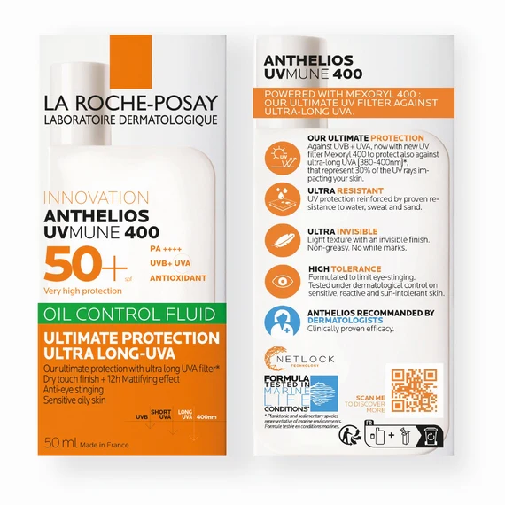 Флюїд сонцезахисний La Roche-Posay Антеліос UVA 400 SPF 50+ 50 мл - фото 2