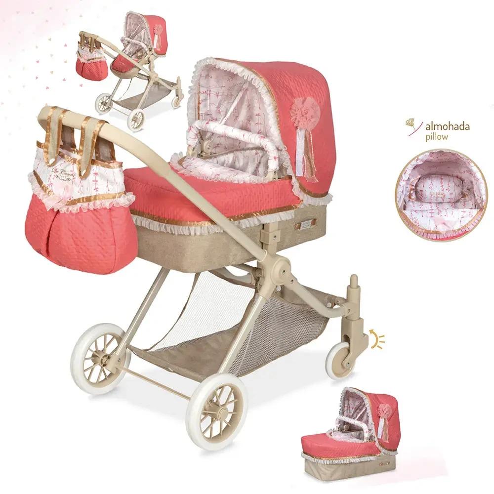 Коляска для куклы игрушечная прогулочная 3в1 (80733) - фото 5 Коляска для куклы игрушечная прогулочная 3в1 (80733) - фото 5