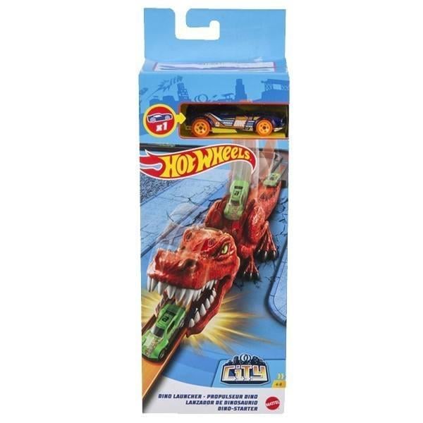 Набор Hot Wheels Ускоритель с машинкой Dino Launcher City (25LPIO) - фото 5