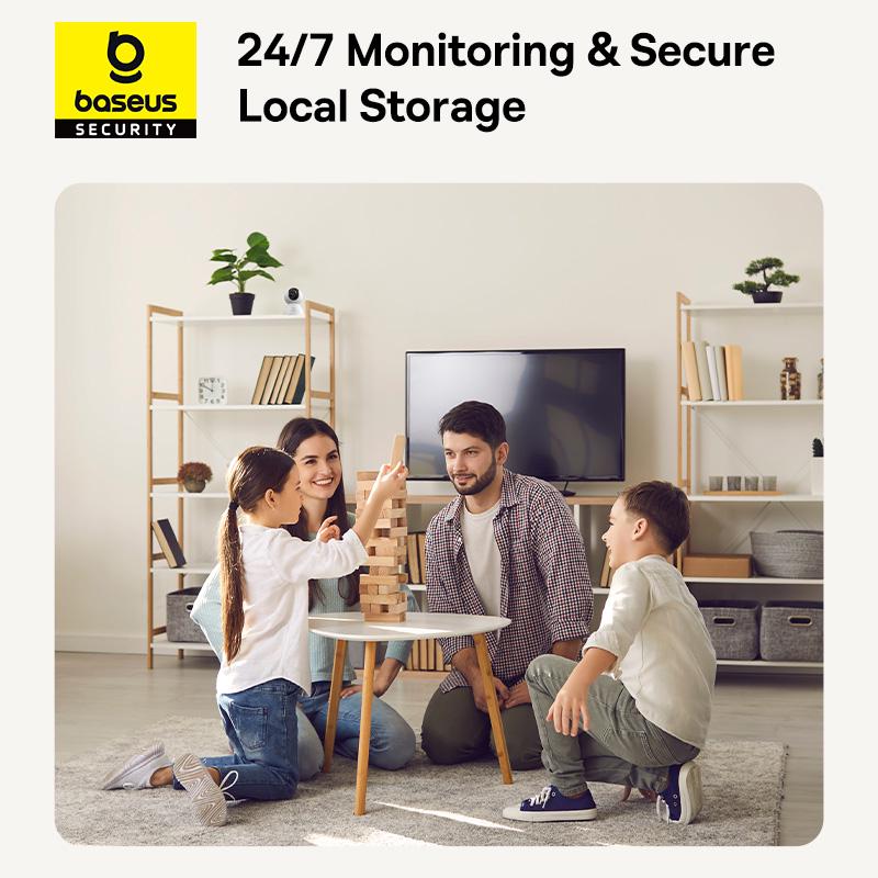 IP-камера видеонаблюдения BASEUS Security P1 Indoor Camera 3K White EU (S0TV012132) - фото 16 IP-камера видеонаблюдения BASEUS Security P1 Indoor Camera 3K White EU (S0TV012132) - фото 16