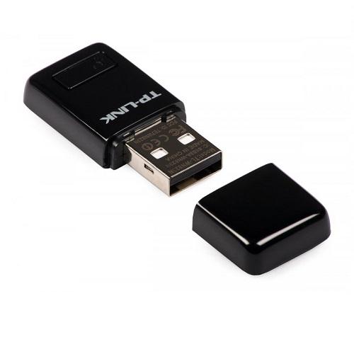 Адаптер TP-Link TL-WN823N WRL WN823N 802.11n 2,4 ГГц N300 USB 2.0 mini Black (565458) - фото 4