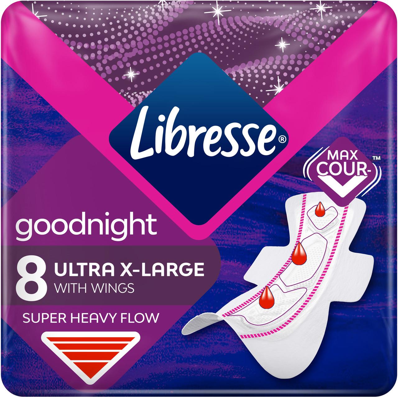 Прокладки гігієнічні Libresse Ultra Goodnight Extra 8 шт. (7322540918281)