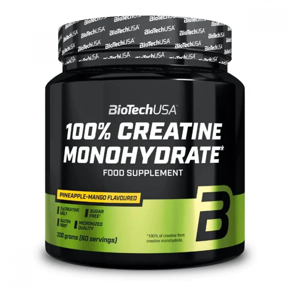 Креатин моногидрат Biotech 100% Creatine Mono Pineapple-mango 300 г