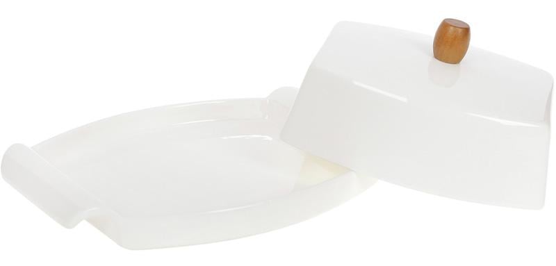 Масленка фарфоровая Nouvelle Home 20х14х3 см (10218743) - фото 2 Масленка фарфоровая Nouvelle Home 20х14х3 см (10218743) - фото 2