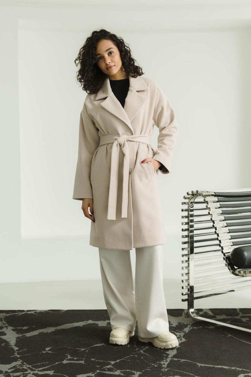 Пальто женское из кашемира L-XL Бежевый (2737858098) Пальто женское из кашемира L-XL Бежевый (2737858098)