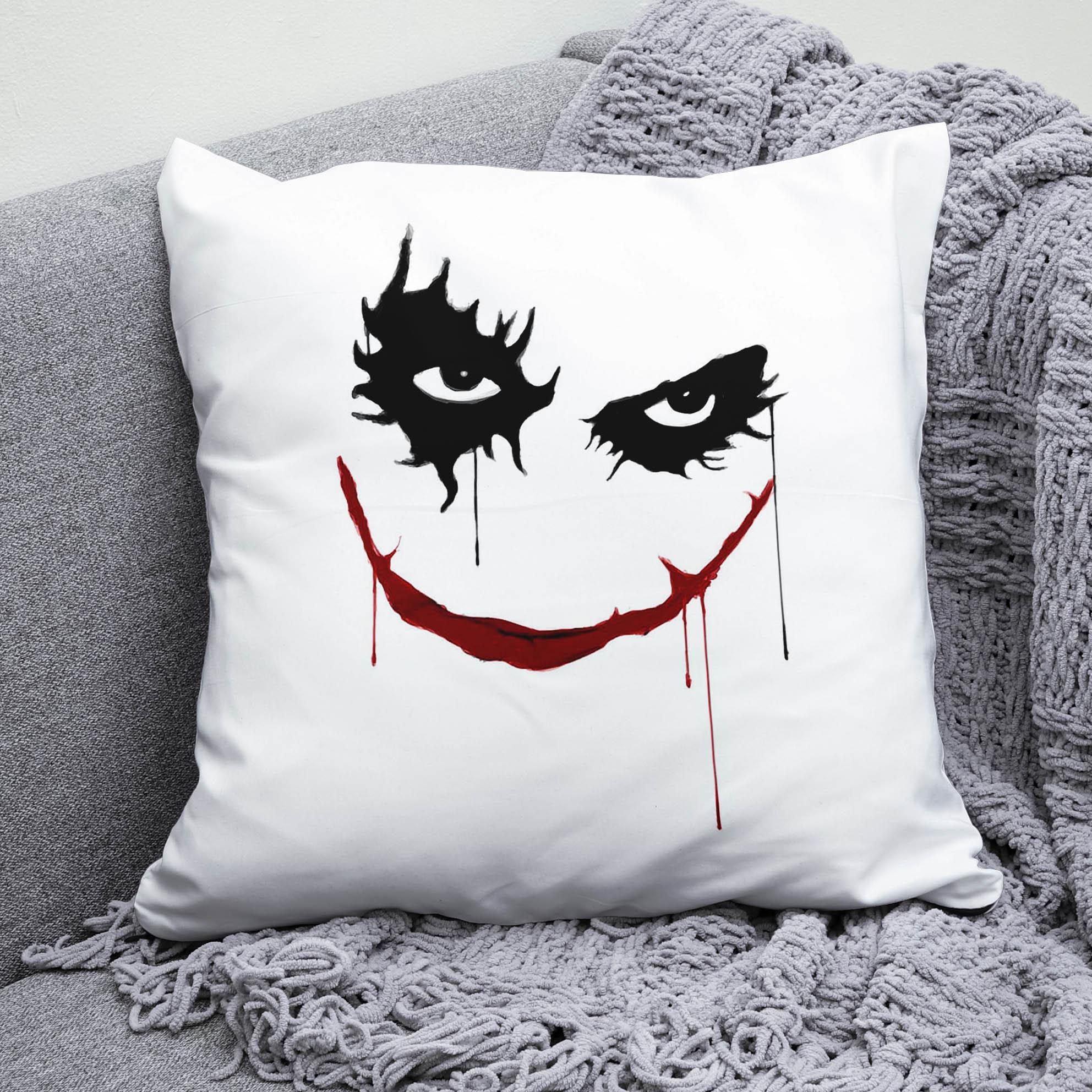 Плюшевая подушка квадрат с принтом Joker DC Comics