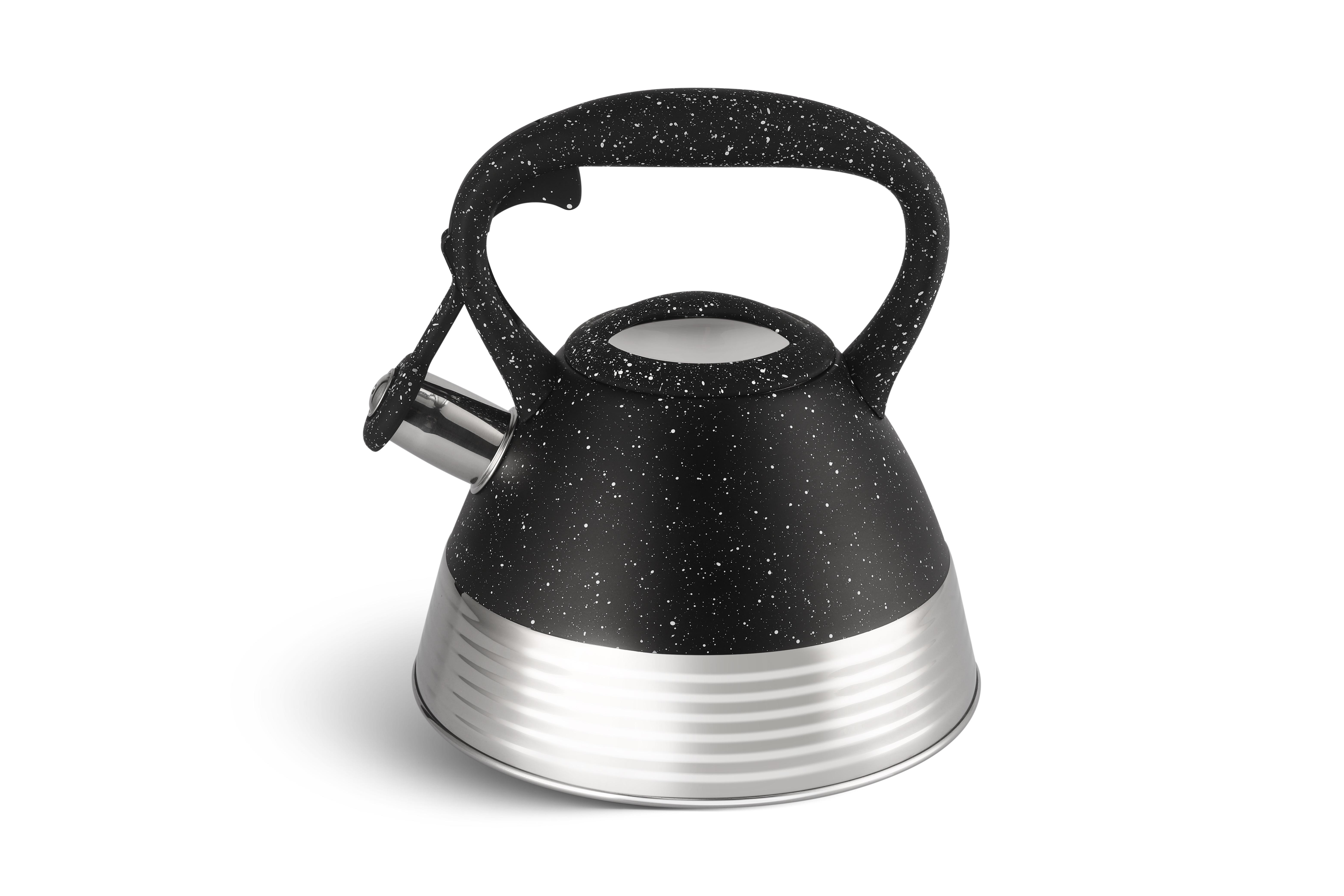 Чайник Edenberg со свистком из нержавеющей стали 3 л (EB-8827-black)