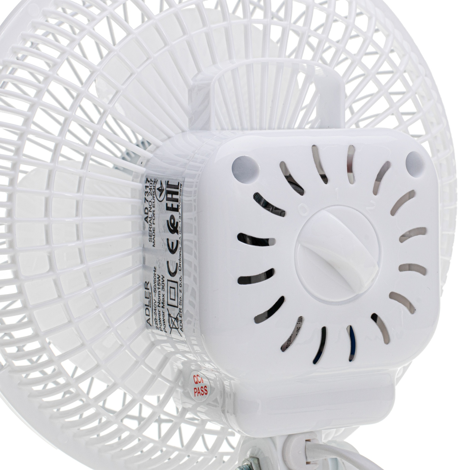 Вентилятор Adler AD 7317 з кліпсою кріплення 15 см 2 швидкості (02235) - фото 10