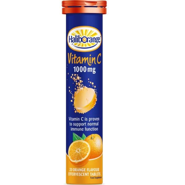 Витамин C Haliborange Vit C Orange 1000 mg 20 effervescent tabs (000020701)