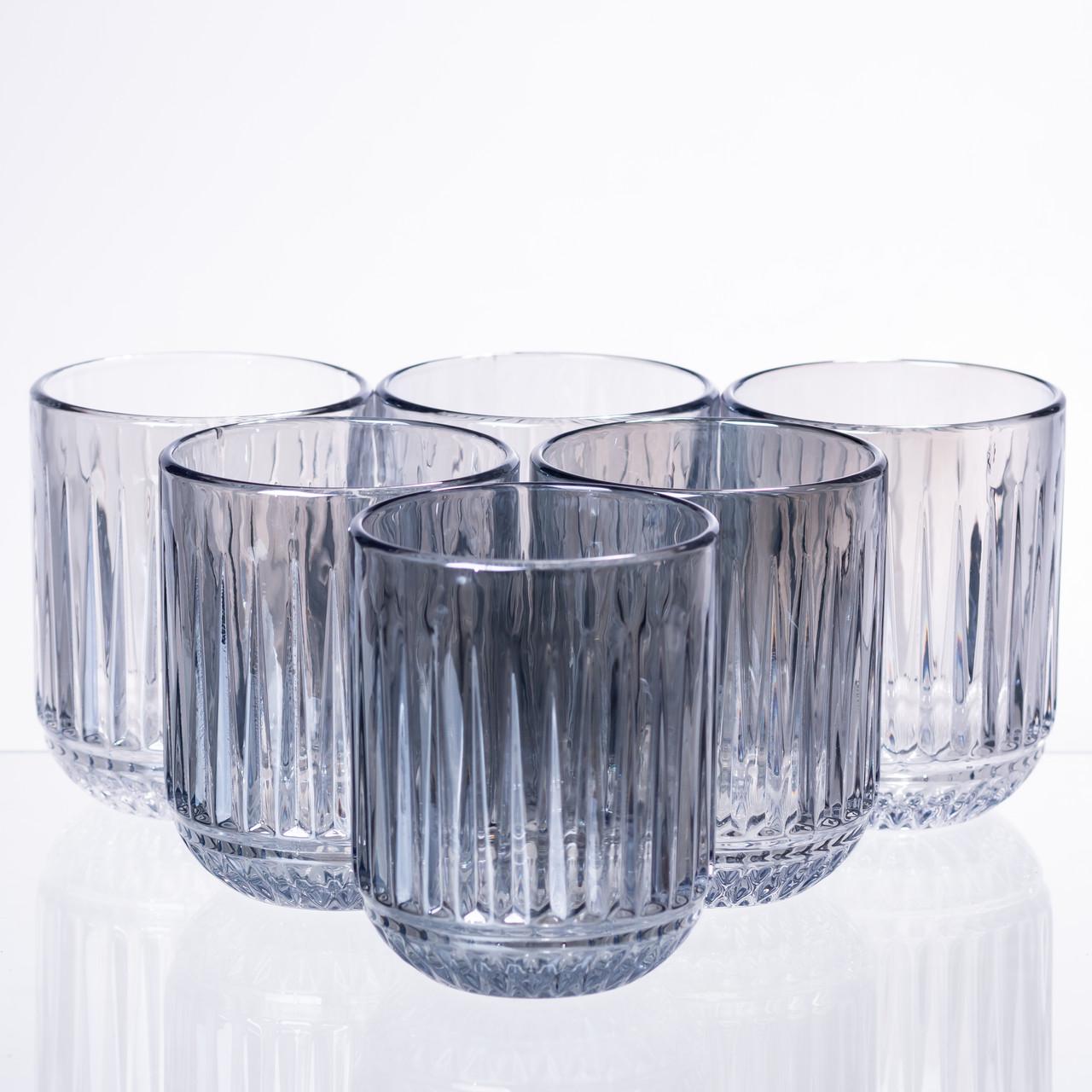 Набор стаканов 6 шт. стеклянные стаканы 250 мл Голубой - фото 4 Набор стаканов 6 шт. стеклянные стаканы 250 мл Голубой - фото 4