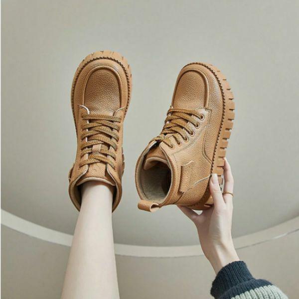 Черевики жіночі з високою підошвою C00226-3 р. 40 24 см Пісочний - фото 4