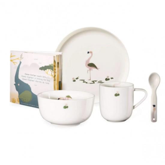 Набор детской посуды ASA-Selection Flamingo 4 предмета (6140000448)
