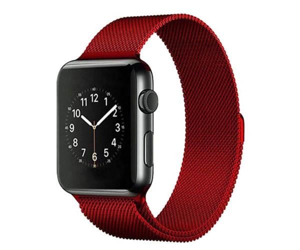 Ремешок Milanese Loop для Apple Watch 42/Apple Watch 44 мм Красный (14888)