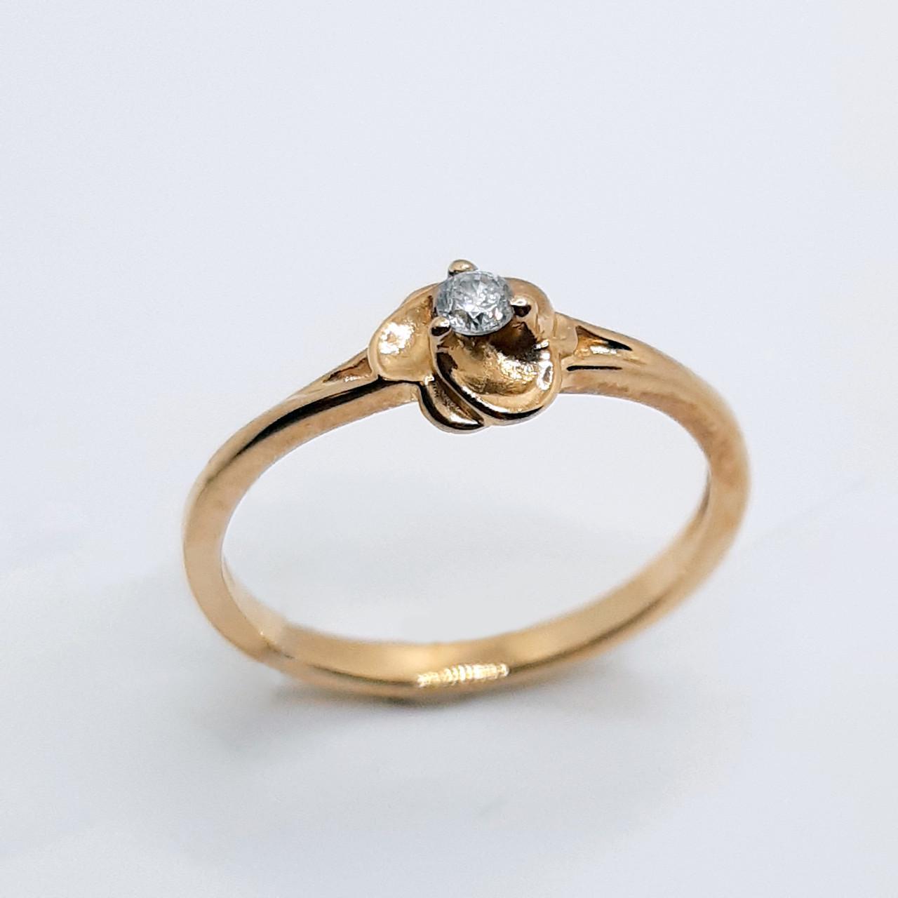 Кольцо золото 585° 2,04 г р. 17 (10345)