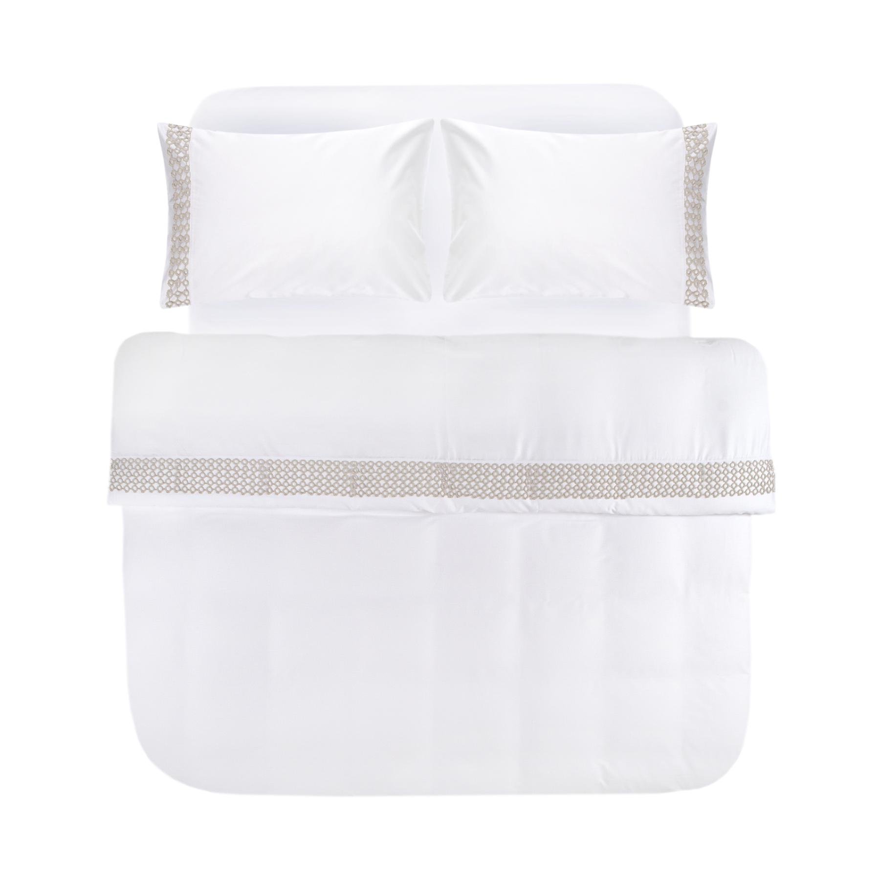 Підковдра з наволочками Penelope Manuela Stone 240x220/50x70 см 2 шт. Бежевий (svt-2000022346771)