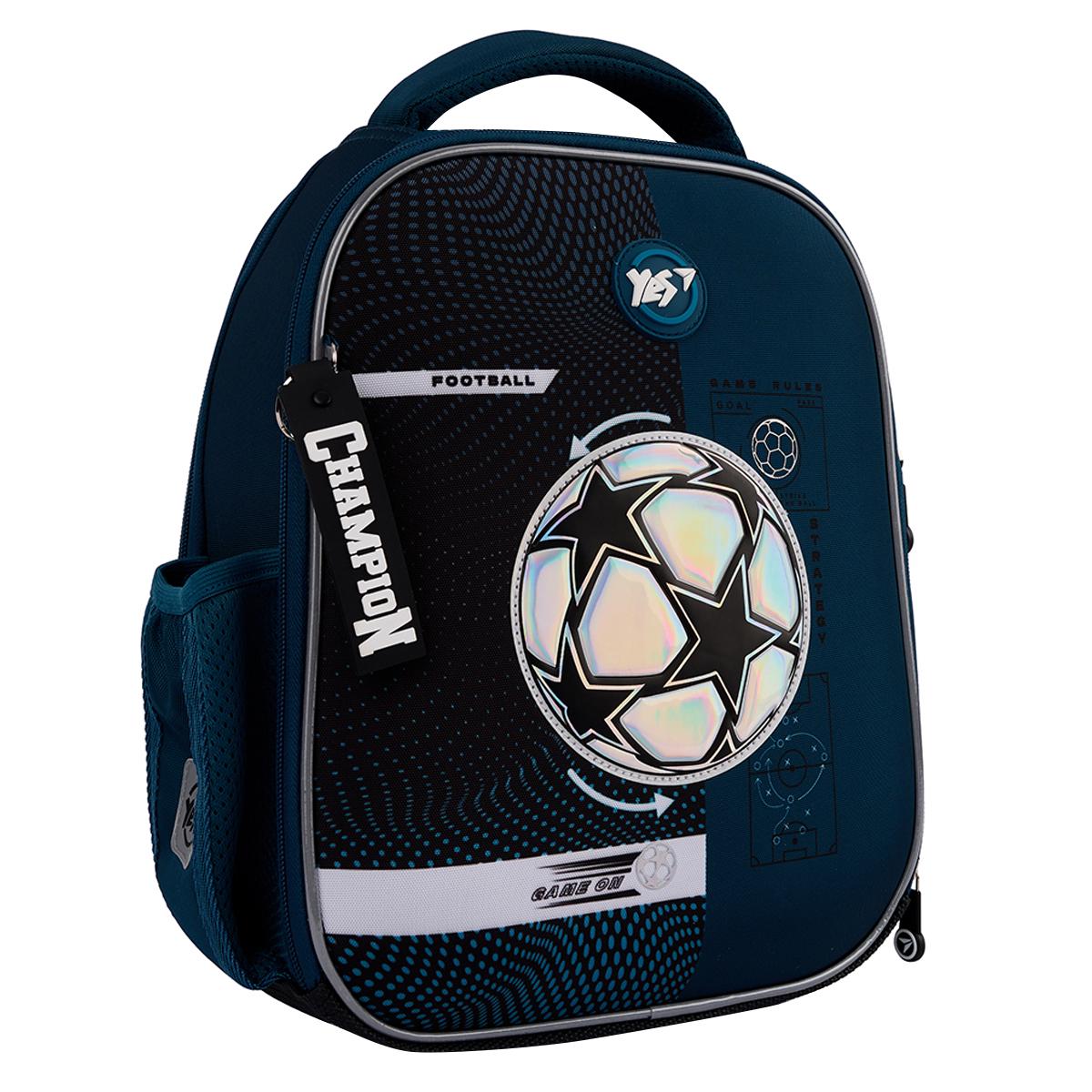 Школьный рюкзак каркасный YES Football Game H-100 (559857)