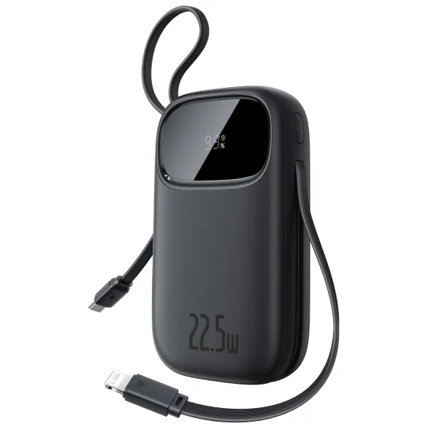 Батарея портативная BASEUS EnerFill FC31 Dual-Cable P10082107123-00 20000mAh 22,5W Black Батарея портативная BASEUS EnerFill FC31 Dual-Cable P10082107123-00 20000mAh 22,5W Black