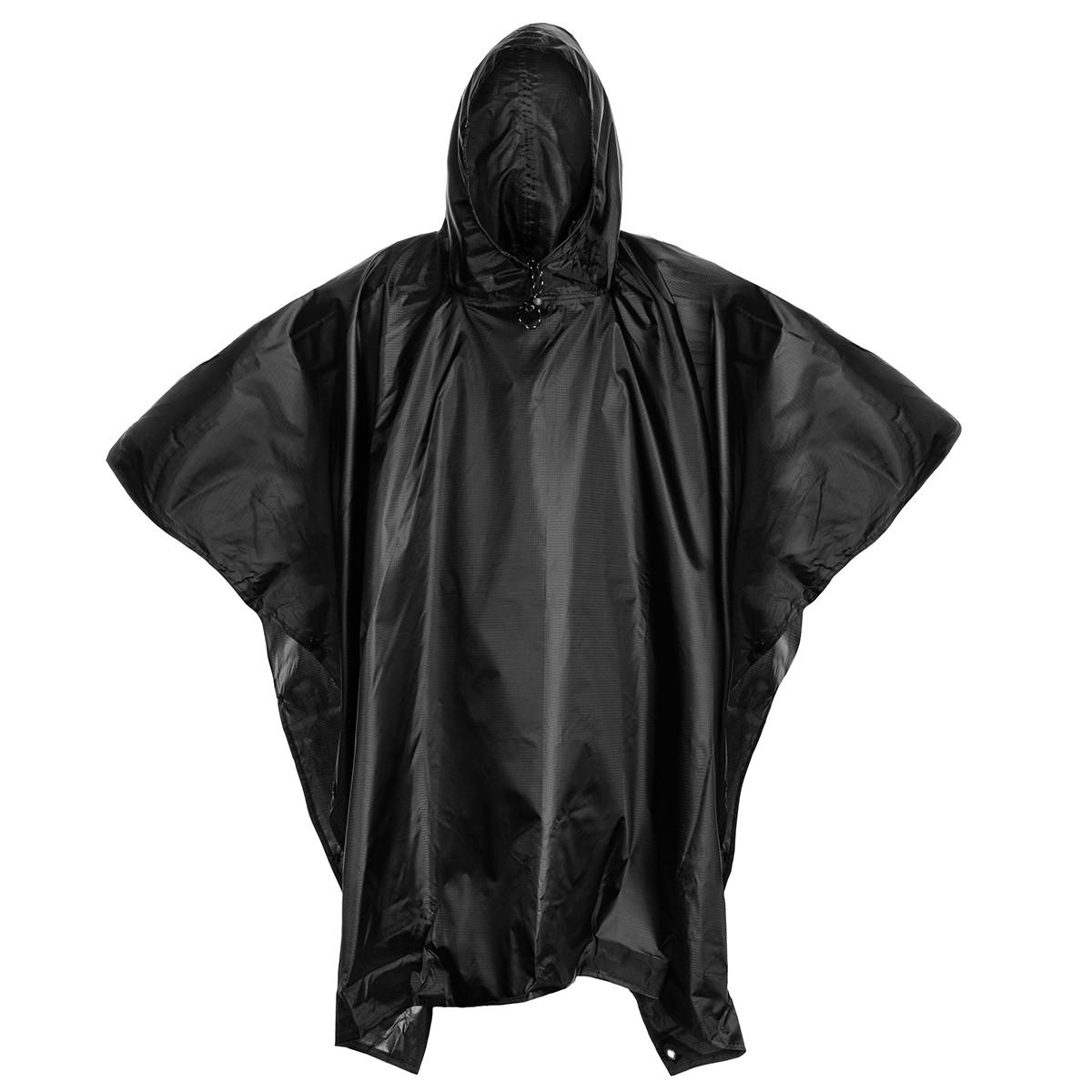 Дощовик унісекс Badger Outdoor Rain Poncho Ripstop 140х211 см Чорний (BO-PNRC-OLV) - фото 4