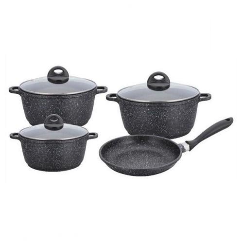 Набор посуды с мраморным покрытием Benson BN-313 7 пр. (BN-313)