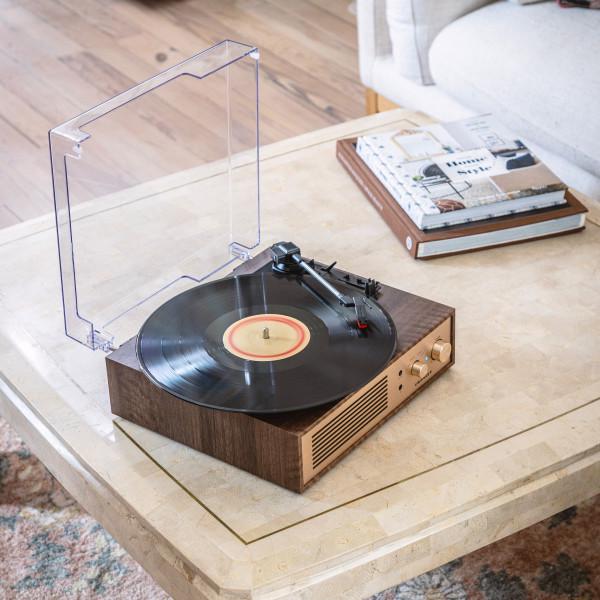 Програвач вінілу Crosley Miles Record Player Walnut - фото 6 Програвач вінілу Crosley Miles Record Player Walnut - фото 6