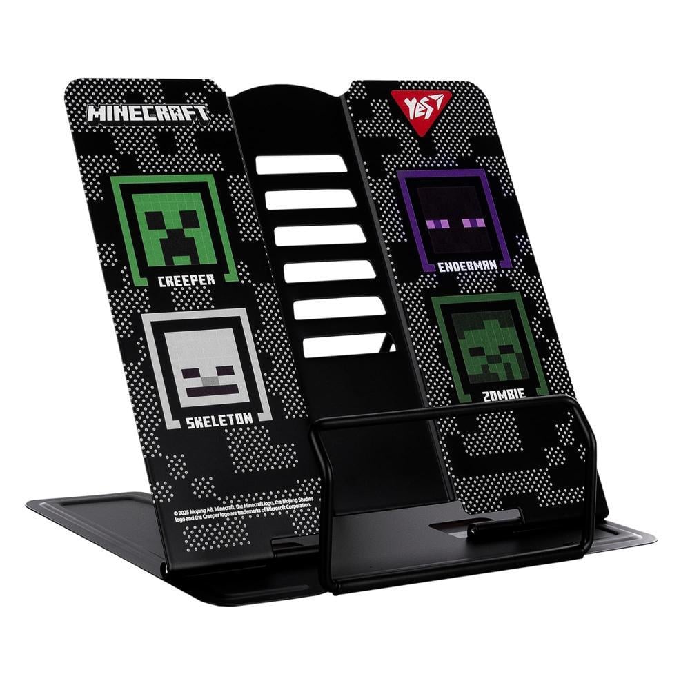 Підставка для книг YES Minecraft метал Чорний (470521)