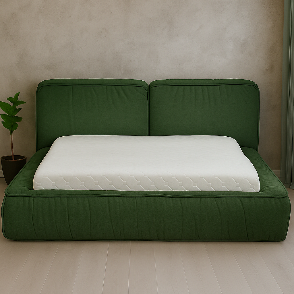 Ліжко Бруно 160х200 см Allure Dark Green - фото 2