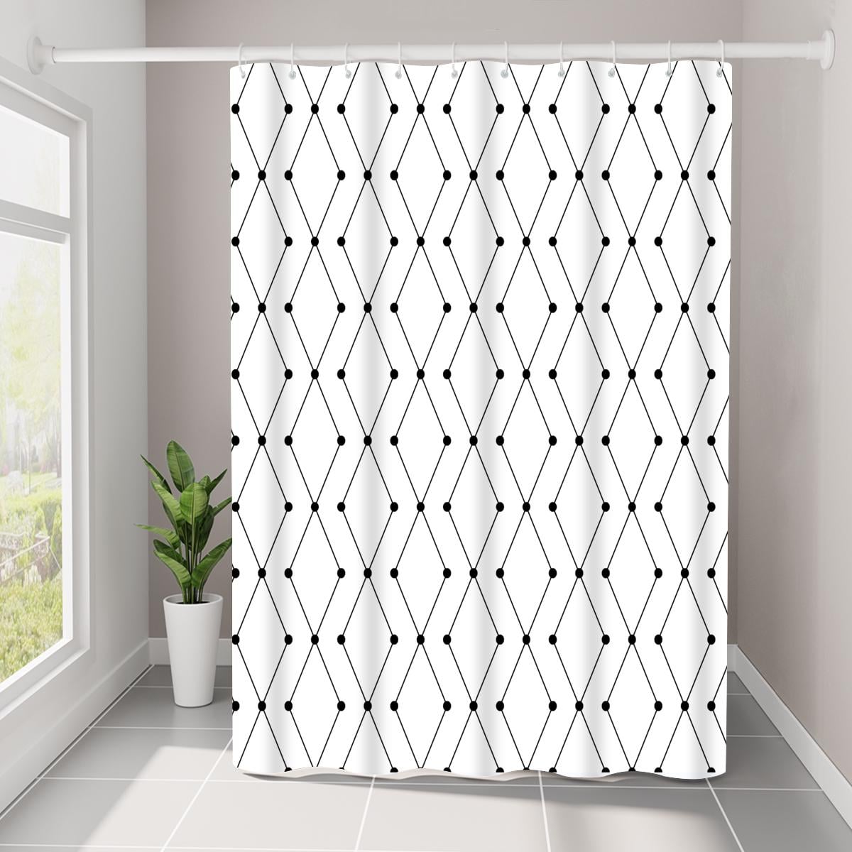 Шторка для ванны и душа Bathlux водонепроницаемая с узором 180х180 см Белый Шторка для ванны и душа Bathlux водонепроницаемая с узором 180х180 см Белый